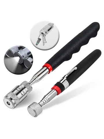 Asta di raccolta estensibile, raccoglitore magnetico Mini penna magnetica magnetica telescopica portatile per raccogliere viti bullone dado