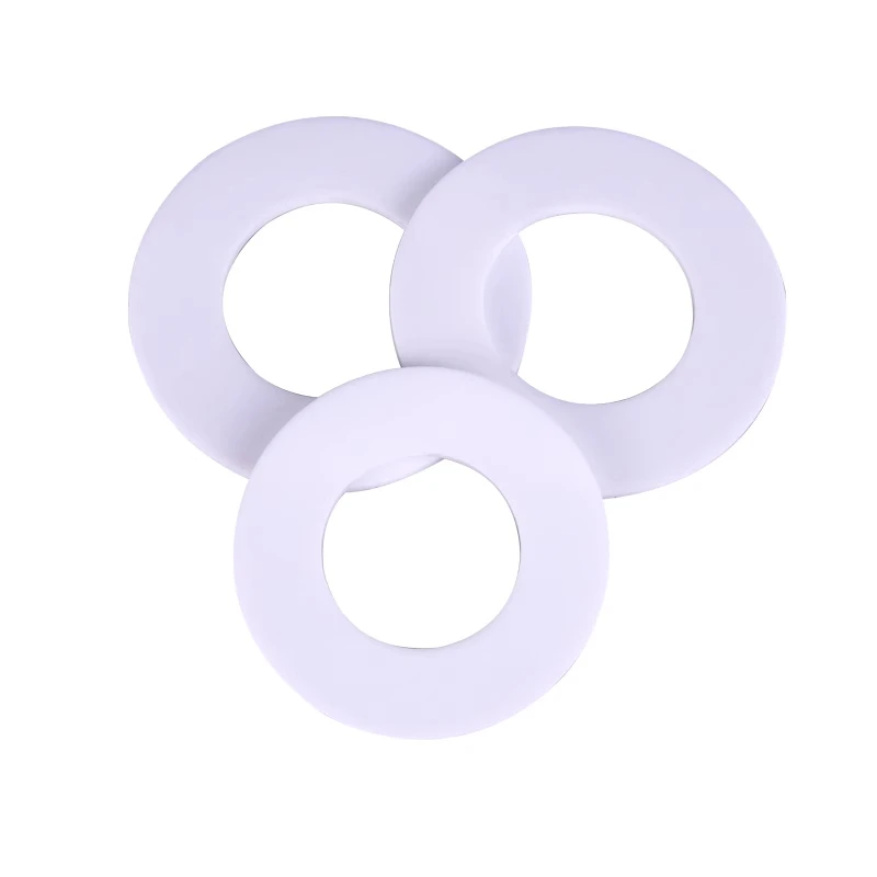 

50Pcs White High Temperature Resistant PTFE Gasket Thickness 2mm Size 18*25-22.4*32.4mm Flat Washer