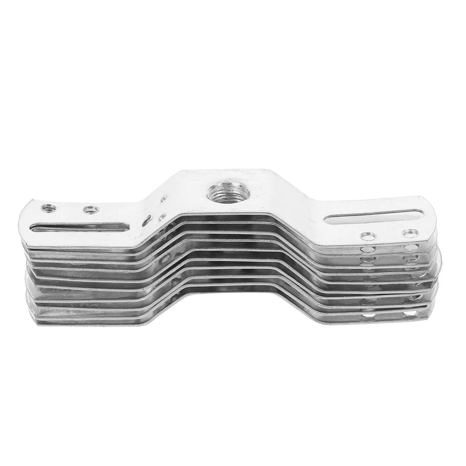 10Pcs Wall Mount Bracket For Light Fixture Replacement Builder Crossbar Kit Heavy Duty Galvanized Iron V-shaped