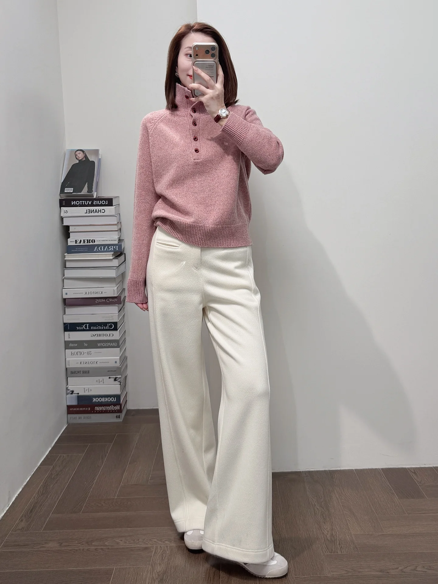 

Теплый вязаный свитер из 100% мериносовой шерсти, 475 г, с воротником, защита от катышков, ST Quali, 8-ниточный, зимний, модный, женский трикотаж