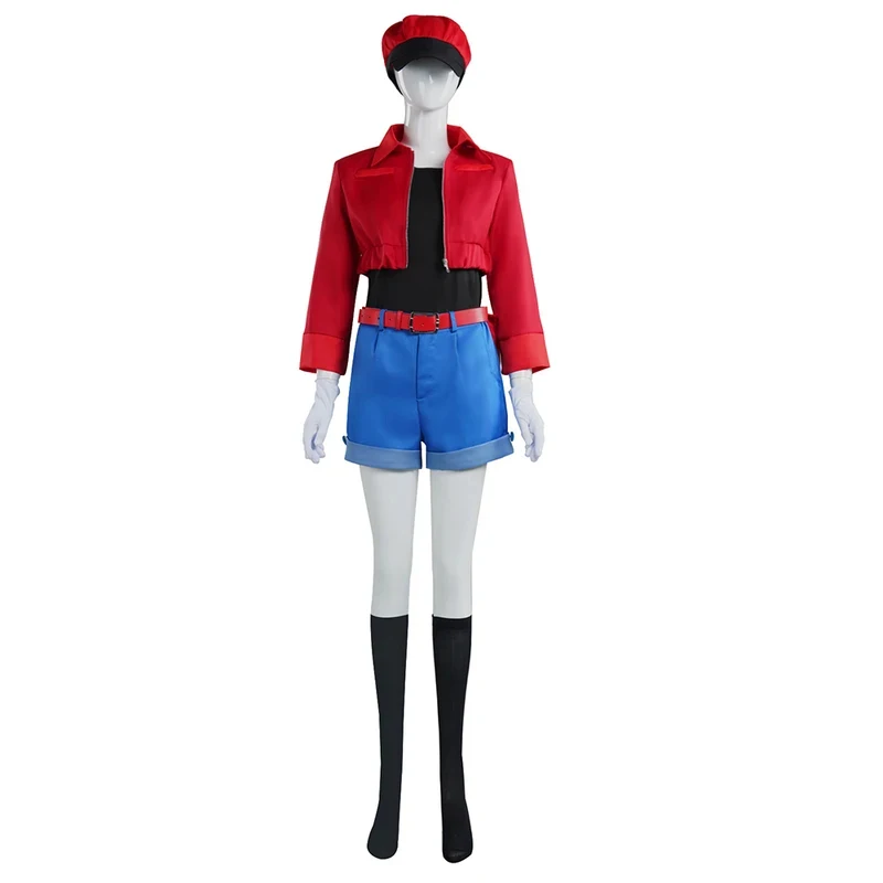 

Anime Cells At Work White Red Blood Cell Cosplay Man Uniform Suit Woman Coat Shorts Halloween Costume gf;.9