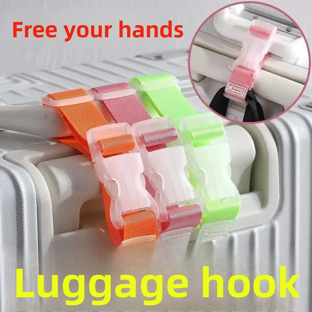 

Travel Luggage Strap Buckle External Fixing Clamp Bag Holder Fixed Belt Carry-On Suitcase Accessory for Easy Transport
