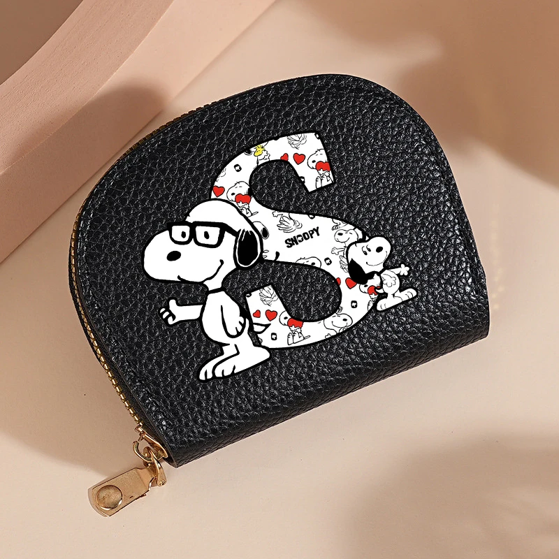 Snoopyed Shell Good-looking Wallets for Women Cartoon Letter Printed Money Bag Female Portable Fashion Credit Card Holder Gifts