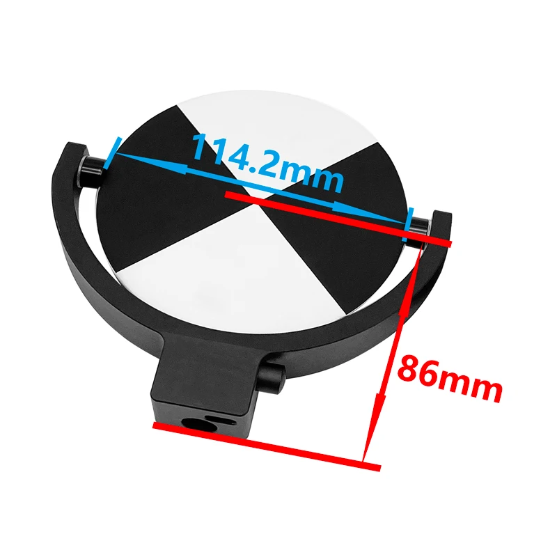 Bersaglio inclinabile regolabile obiettivo Scanner da 4.5 pollici per bersaglio Laser tracker Faro in bianco e nero
