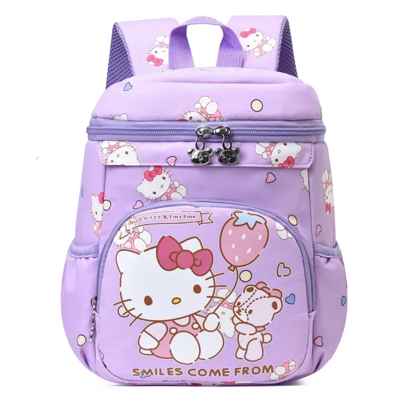 Fashionable Melody Backpack Cute Cartoon Kuromi Children\'s School Bag Large Capacity Student School Bag Birthday Gift Backpack