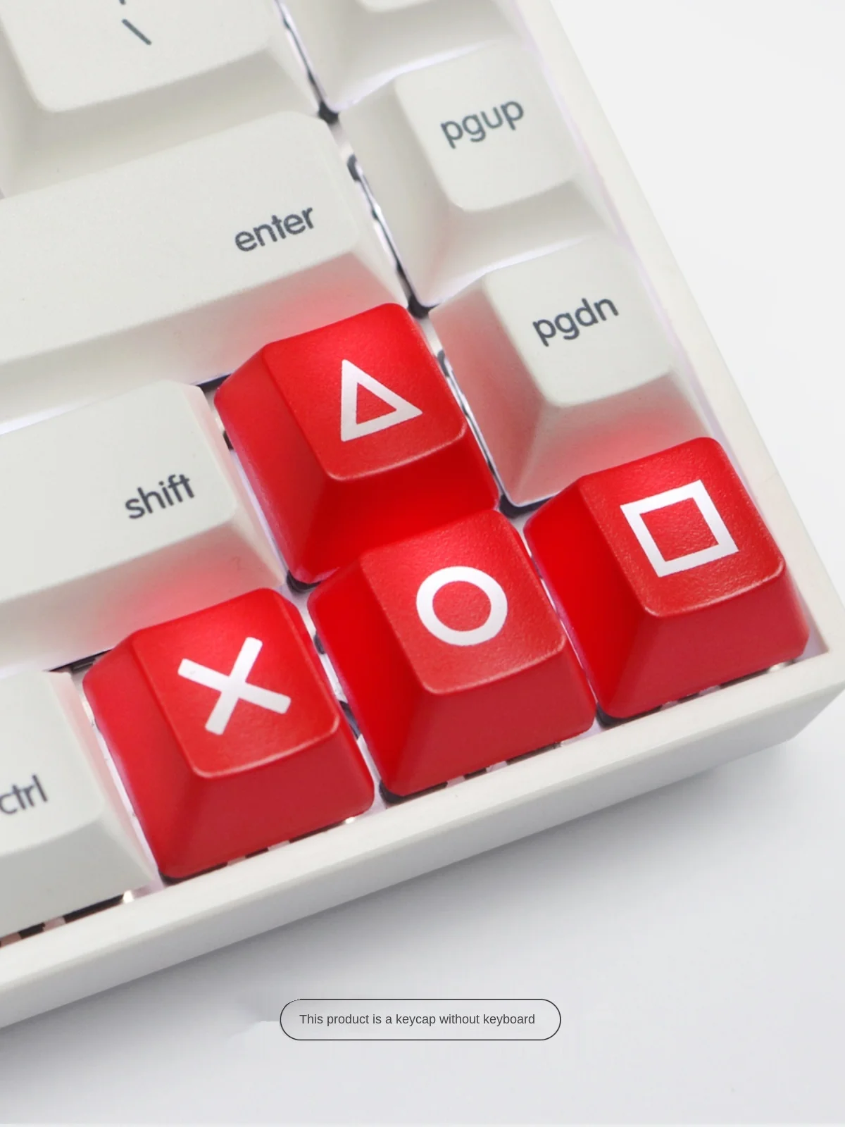 

Arrow Keys Up Down Left Right ABS Mechanical Keyboard Personalized Translucent Keycaps R1 Height Psp Keycaps Red Black 4 Keys