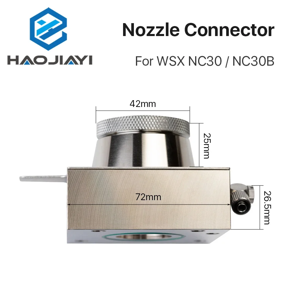 WSX Nozzle Connector Capacitive Sensor Ceramic Holder for WSX NC30 NC30B Laser Head Metal Cutting Part