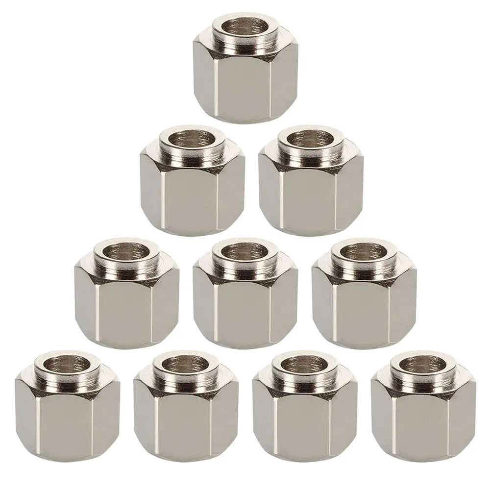 

12Pcs 3D Printing Accessories Stainless Steel Eccentric Spacers Silver Compatible with V Wheel High Durability 3D Printer