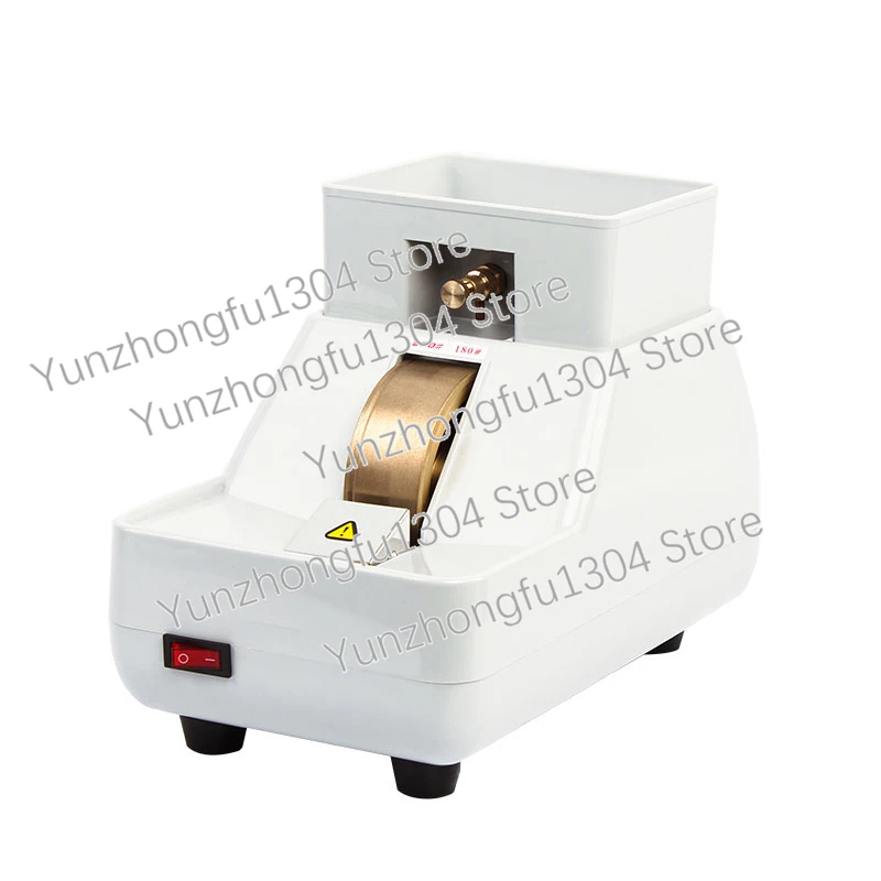 Manual Grinder With V-groove Lens Polishing Machine Edge Grinder Coarse and Fine Grinding Wheel Chamfering Machine 35WV