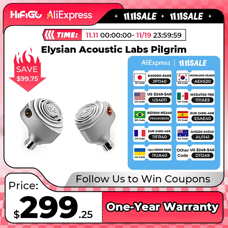 Hifigo ELYSIAN แล็บอะคูสติก, แล็บอะคูสติก1 LSR DD + 3 sonion หูฟังอินเอียร์แบบไฮบริดพร้อมสาย pentaconn EAR HI-FI