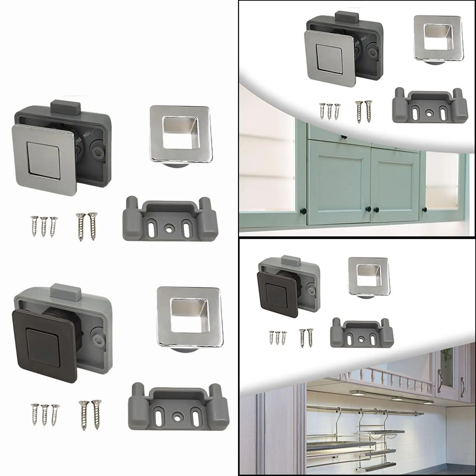 

Push Button Lock Campers Car Push Lock Professional Keyless Square Bss302-1 Push