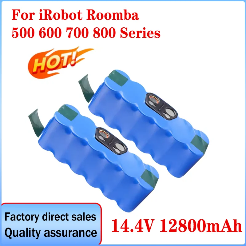 

For iRobot Roomba Rechargeable Battery 14.4V 12800mAh 500 550 560 600 650 698 700 780 800 876 900 Series Vacuum Cleaner Battery