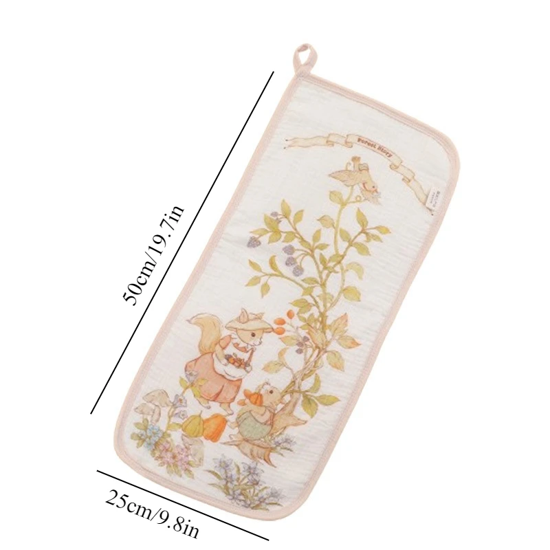 الكرتون طباعة منشفة الطفل القطن ملابس التجشؤ الاطفال لعابه منشفة محبوك 4 طبقة الشاش المربعات منشفة الوجه منديل رعاية الطفل