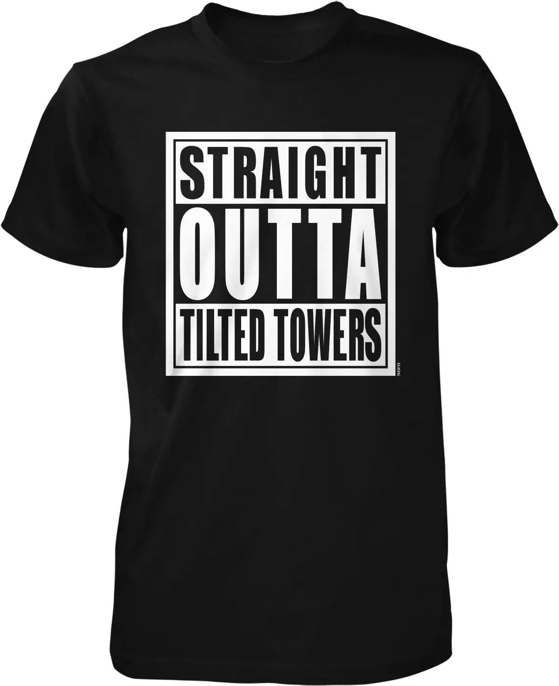 Straight Outta Tilted Towers Men's T shirt NOFO_01364