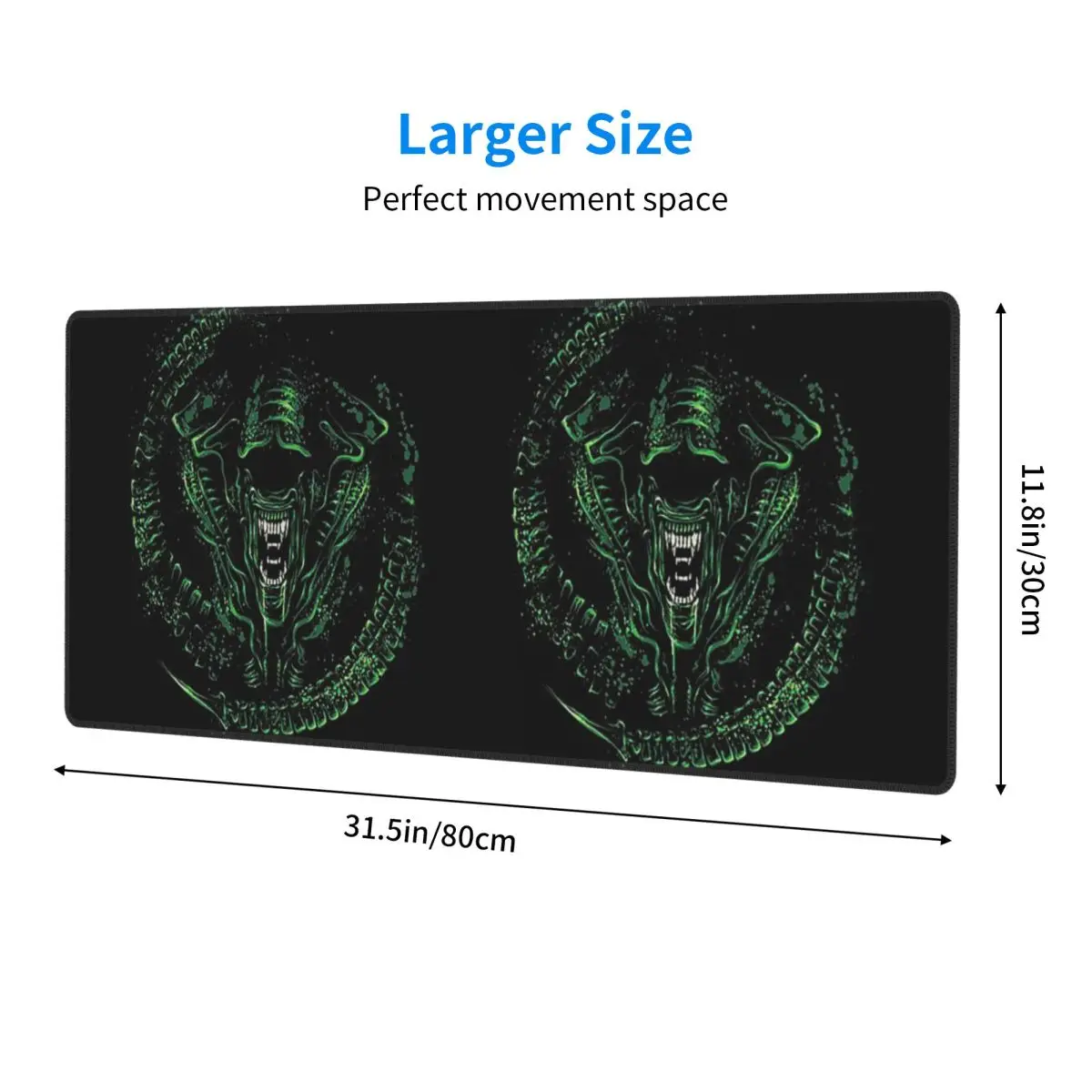 Large Mouse Pad FaceHugger Alien Xenomorph Shoulder Gamer PC Laptop Mats Keyboard Carpet Computer Gaming Office Desk Mat