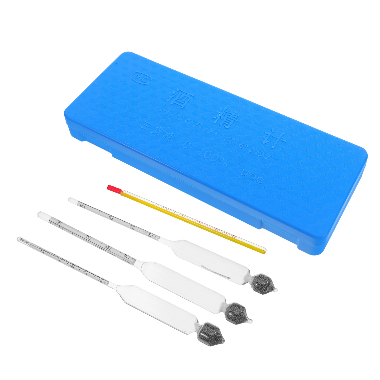 

1Set Alcohol Tester Triple Scale Hydrometer Accurate Alcohol Proof Testing Kit Homebrew Equipment Wine Making Distilled Spirits