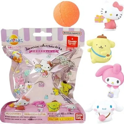 Boule de bain Sanurgente pour enfants, jouet en peluche, figurines d'anime, beurre, Cinnamoroll, Mymelody, Kuromi, amusant dans l'eau, Japon, filles