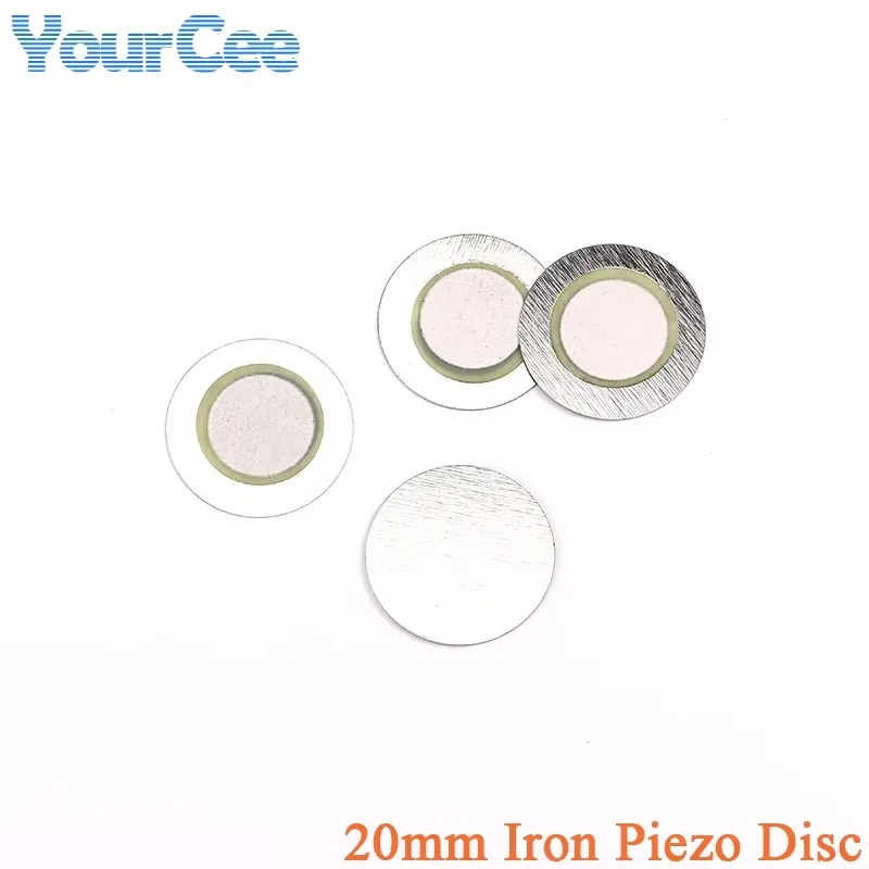 100pcs/10pcs 27mm 20mm Iron Piezo Disc 0.33mm Thickness for Buzzer Pressure Sensor Speaker In Stock