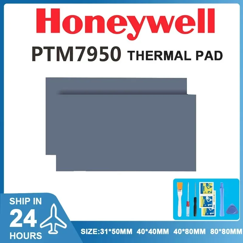 Honeywell PTM7950 Tampone a cambiamento di fase per laptop GPU CPU Dissipazione del calore Guarnizione cuscinetto termico in silicone 8,5 W/mk т Leboмопрокладка 40.