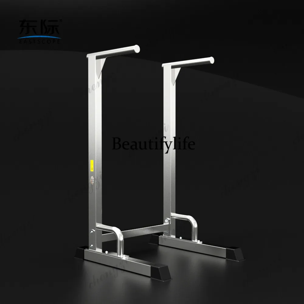 Stainless steel single and double lever support frame fitness home indoor pull-up arm flexion and extension fitness equipment