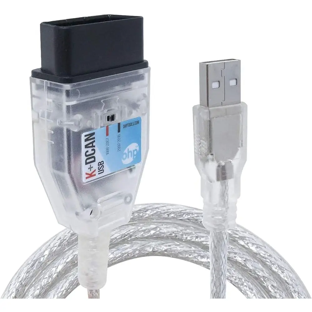 

Кабель K DCAN Bimmercode USB OBD2 для кодирования или диагностики | ISTA+ INPA Rheingold OBD | Совместимость с Windows | 1998-2016 Серия E