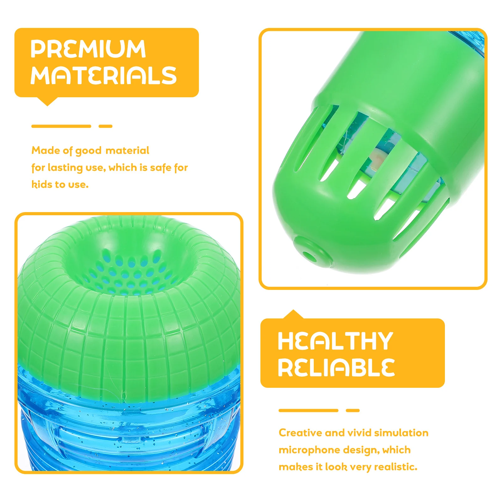 어린이용 에코 마이크 밝은 색상 디자인 음악 장난감 조기 교육 소리 증폭 물리적 학습 재미있는 노래
