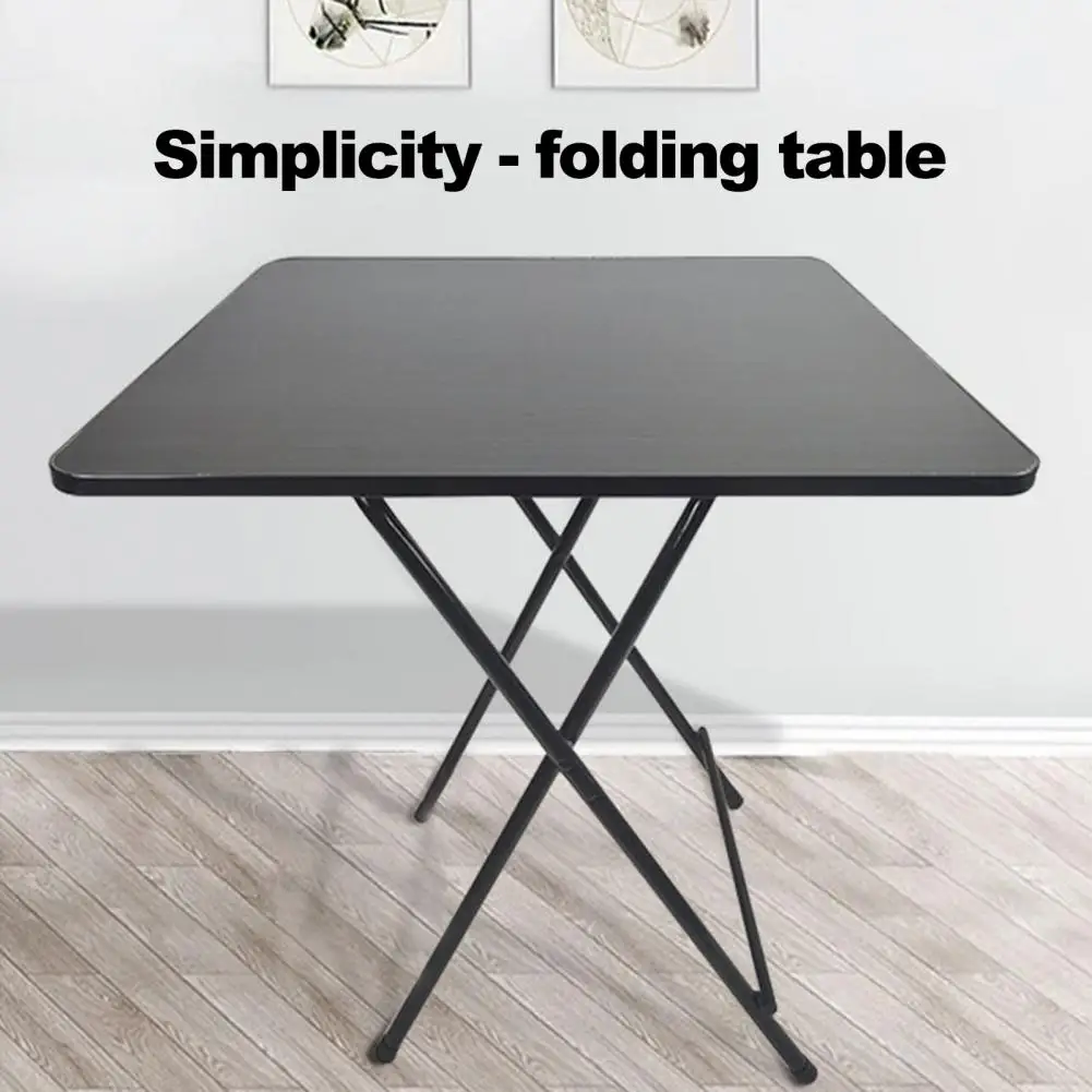 

Foldable Dinner Table Square 4 Persons Home office Study Computer Desk