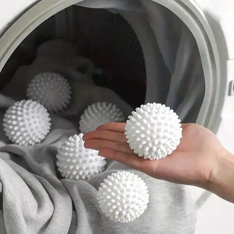 

3 Reusable Washing Machine Laundry Balls, Anti-Rolling Softener Dryer Balls, Wrinkle-Free Eco Cleaning Tools for Back to School