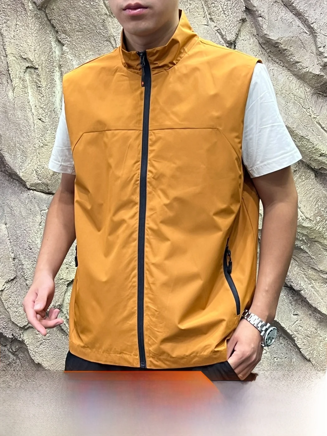 Outdoor Soft  Vest Commuting Style Multiple Colors Available Mesh  Waterproof Stand Collar Unisex Spring Autumn