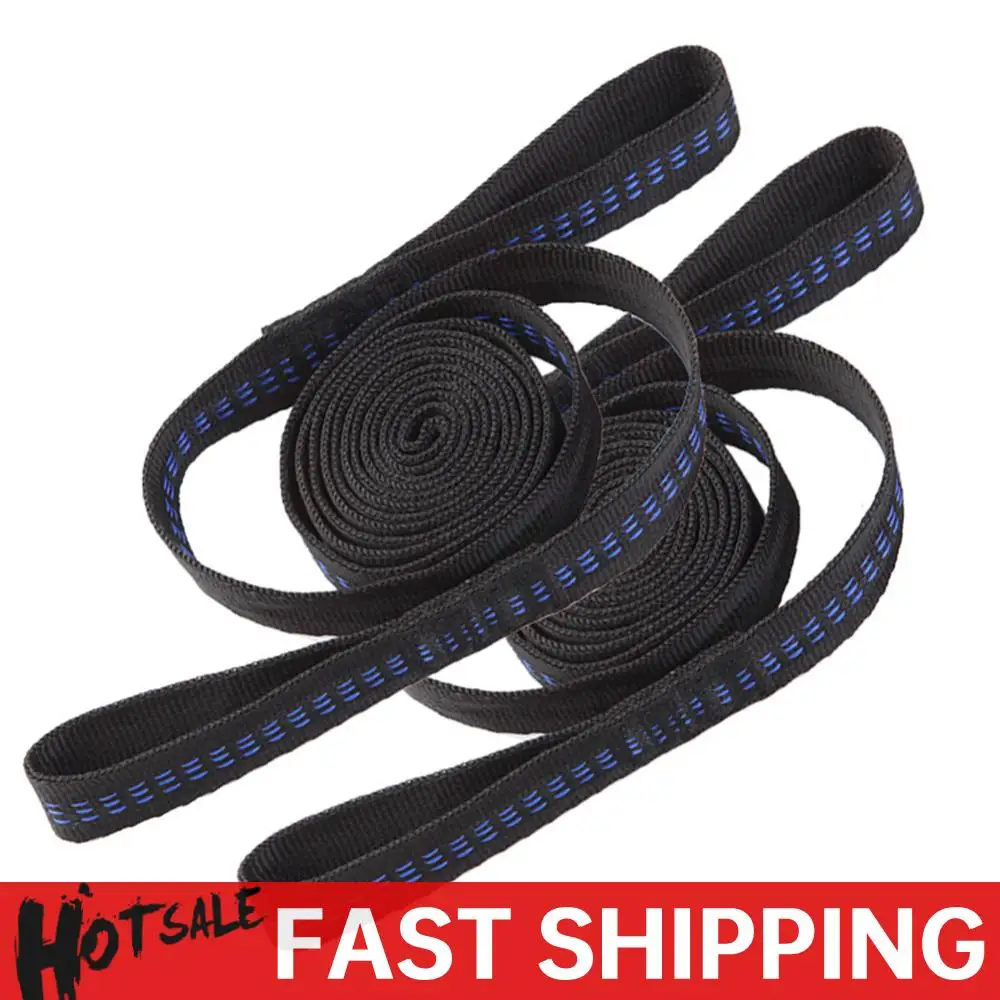 

2pcs Hammock Strap Camping Tree Hanging 200KG Load Outdoor Hammock Rope Belts Household Outdoor Leisure Supply