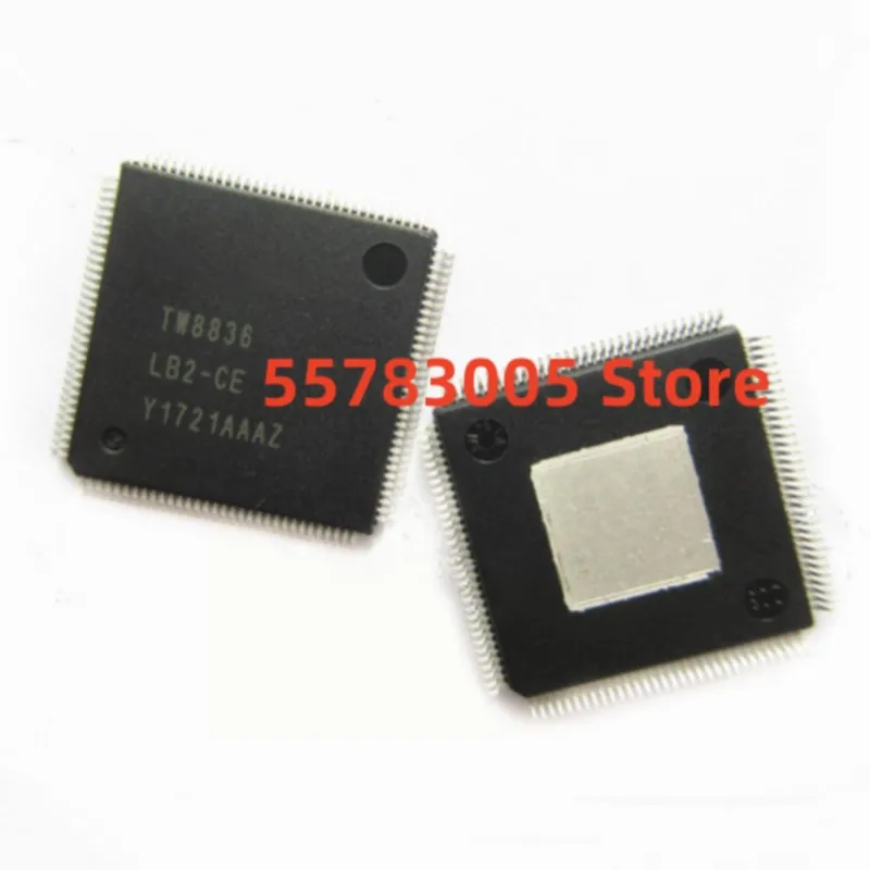 5PCS New TW8836-LB2-CE  TW8836  TQFP128 Car navigation chip IC