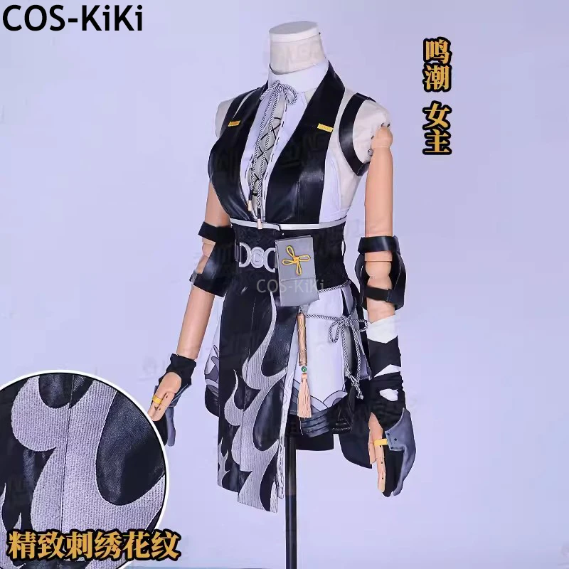 COS-KiKi Wuthering Waves Heroine Rover Game Suit Sexy Lovely Uniform Cosplay Costume Halloween Party Role Play Outfit Women