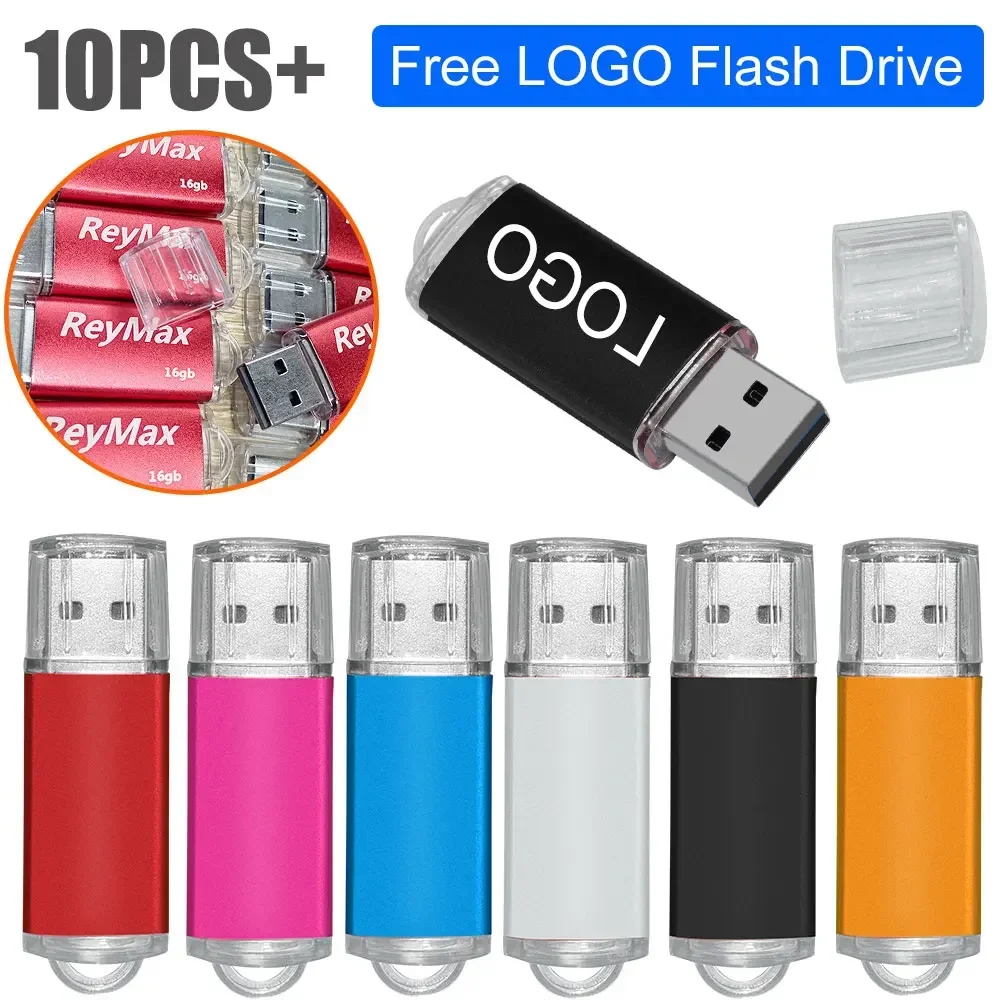 

Free Custom 10PCS/lot USB Flash Drive Pen Drive 256MB 512MB 1GB 2GB 4GB 8GB 16GB Pendrive Memory Stick 32GB 64GB 128GB USB Stick