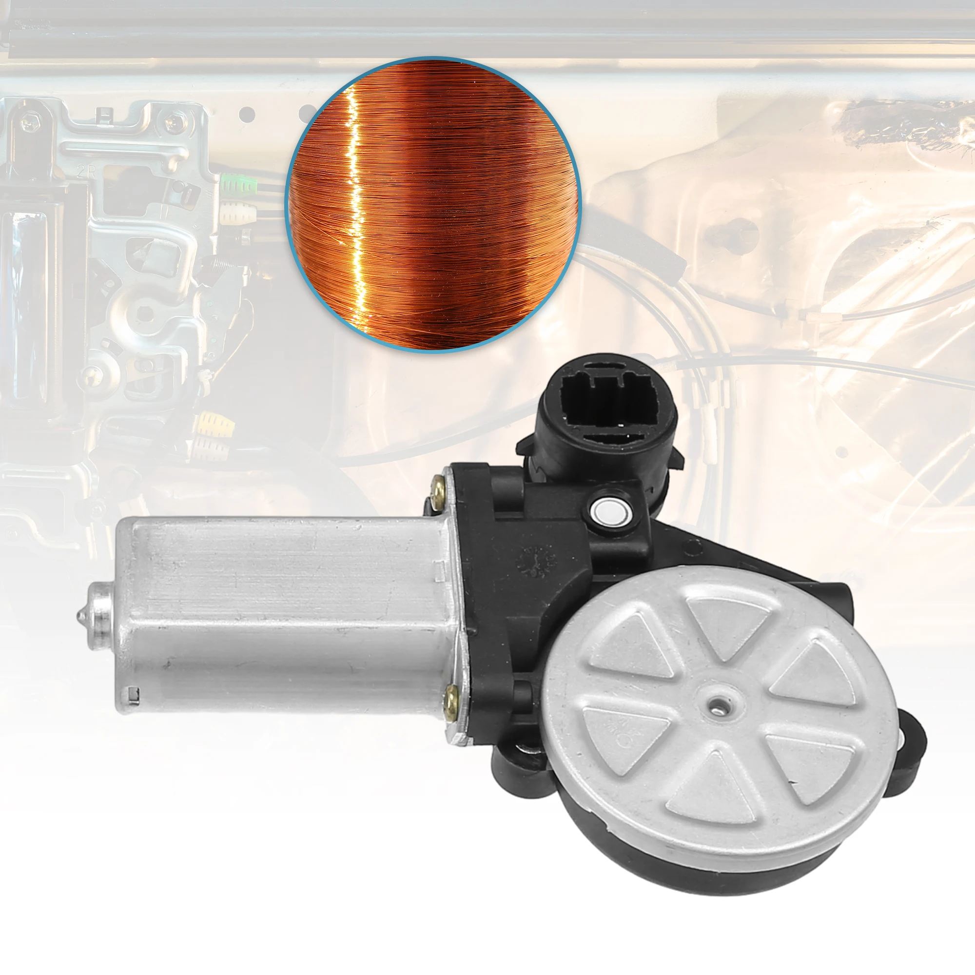 UXCELL par Motor regulador de Elevalunas eléctrico izquierdo y derecho para Toyota RAV4 Camry