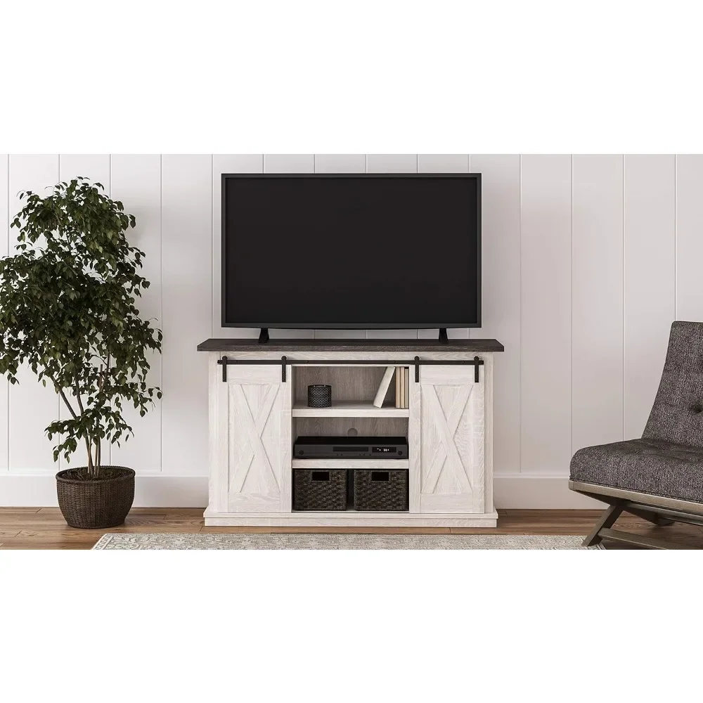 Signature Design by Ashley Dorrinson Farmhouse TV Stand Fits TVs up to 50