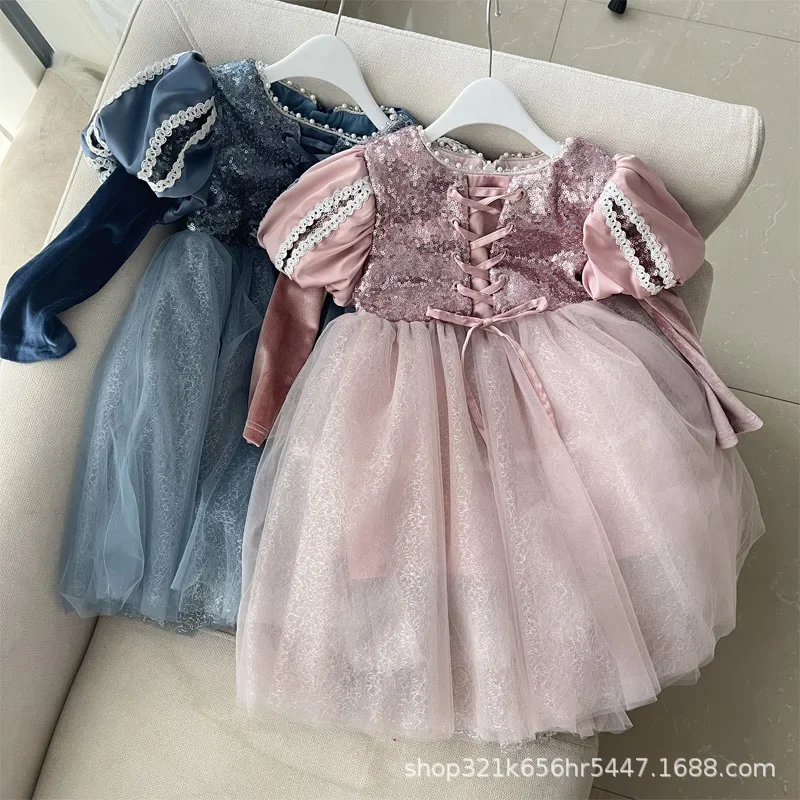 DANSO Princess Dress For Women And Girls Alice In Wonderland Birthday Gown Mesh Puff Skirt Casual Clothing From China