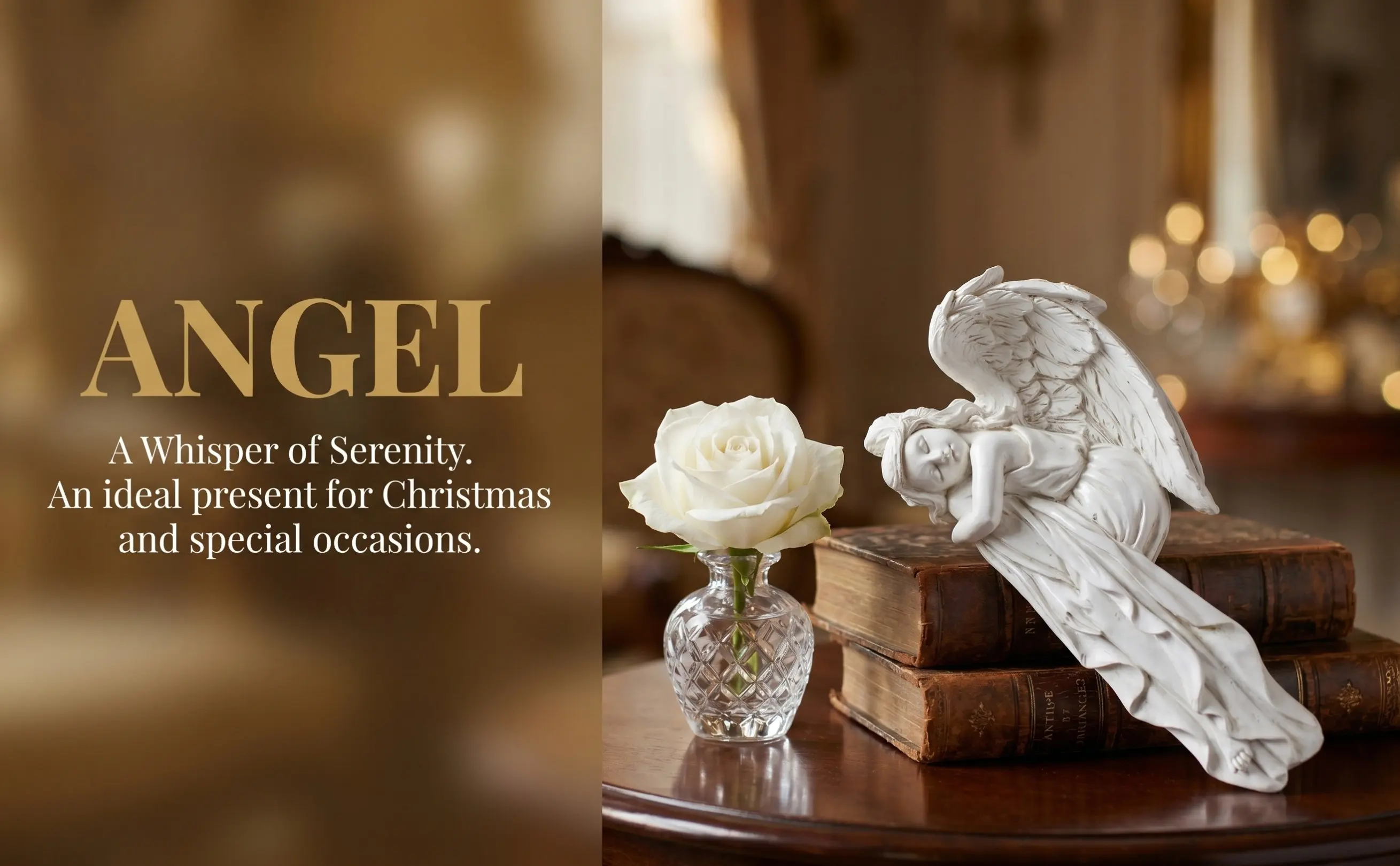 2Pcs Resin Angel Door Frame Decor Classic Sleeping Pose Wall Hanging Ornament for Christmas Home Hotel Mall Window Door Corner