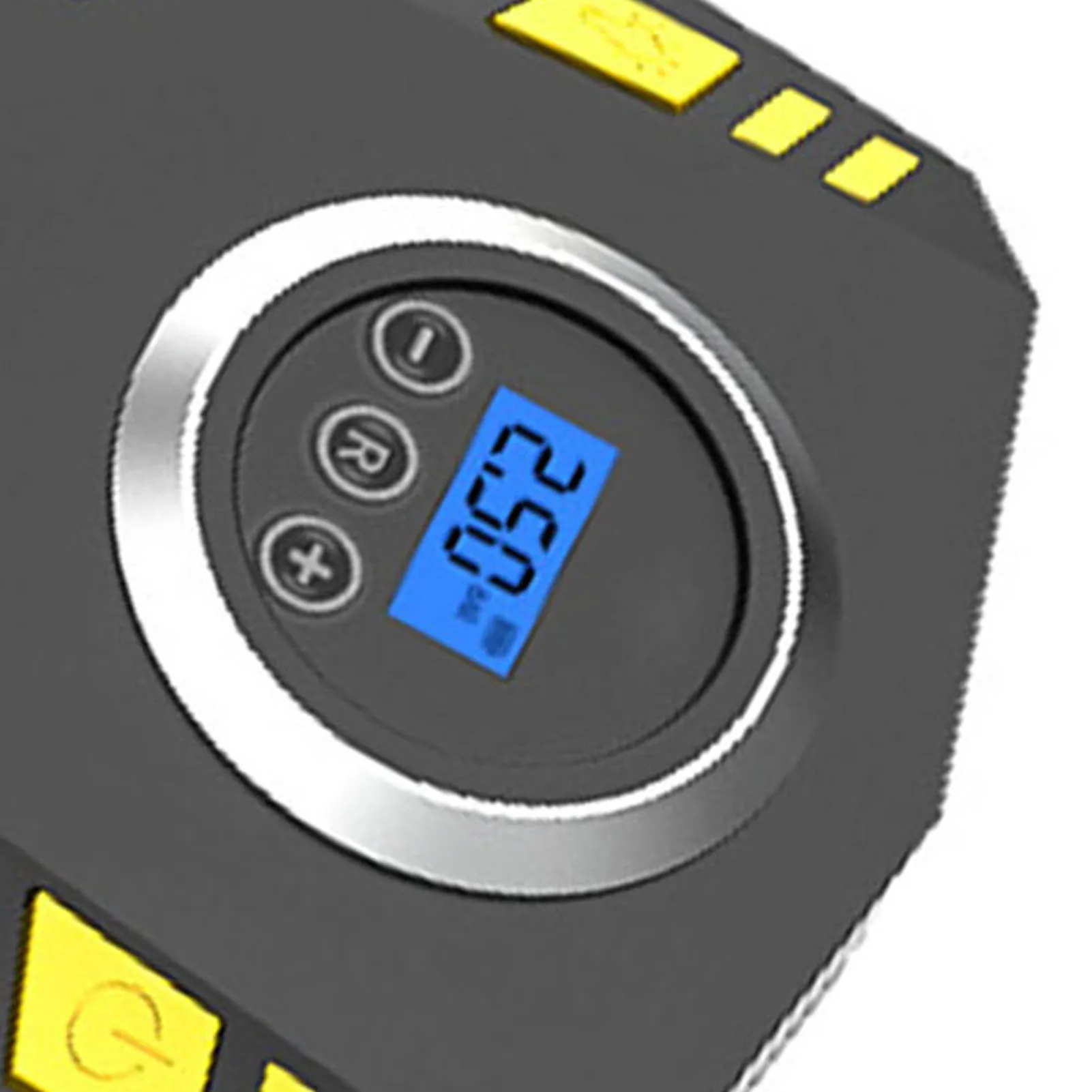 Портативный ручной цифровой автомобильный насос для накачивания шин, электрический воздушный насос 12 В с ЖК-дисплеем для автомобильных шин