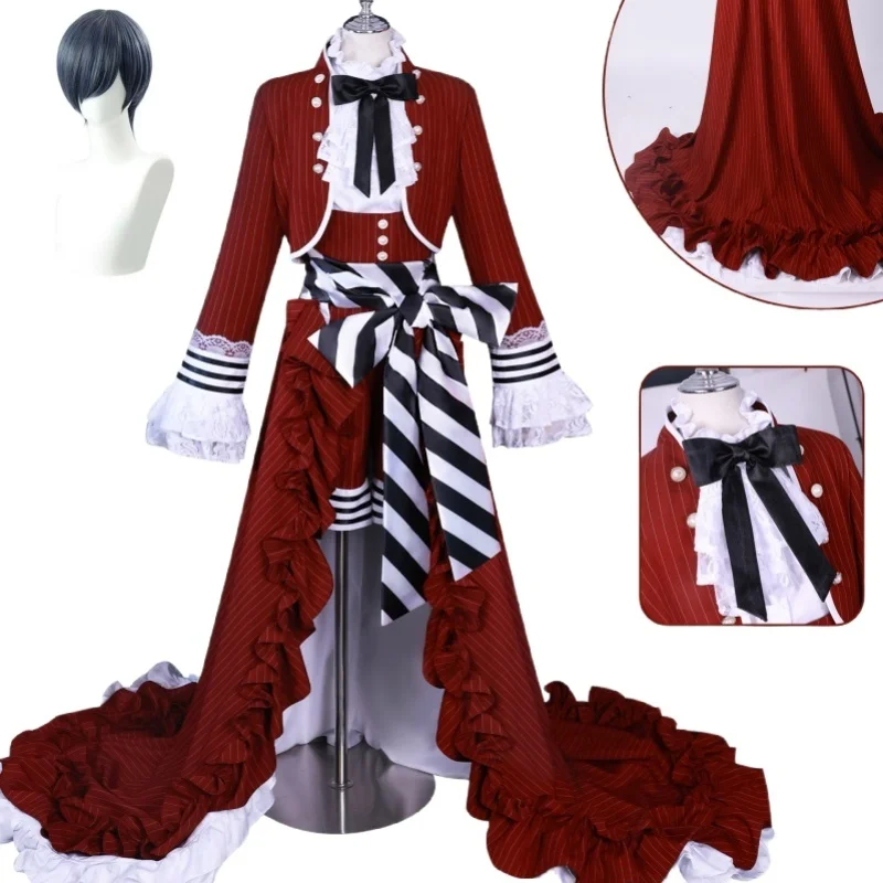 Ciel Phantomhive Women Cosplay Costume Cos Game Anime Party Uniform Hallowen Play Role Clothes Clothing