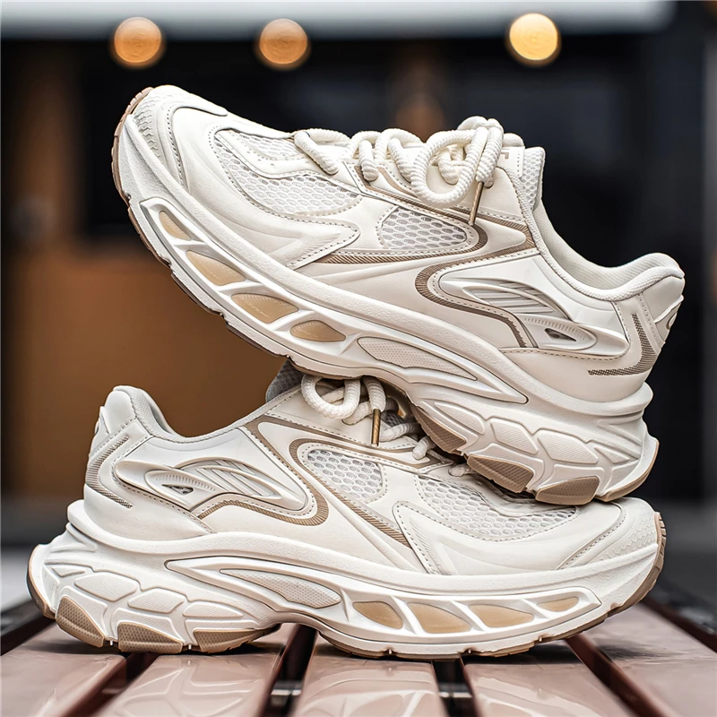 

Trendy Low Top Dad Shoes Men Casual Sneakers Streetwear Skate Shoes