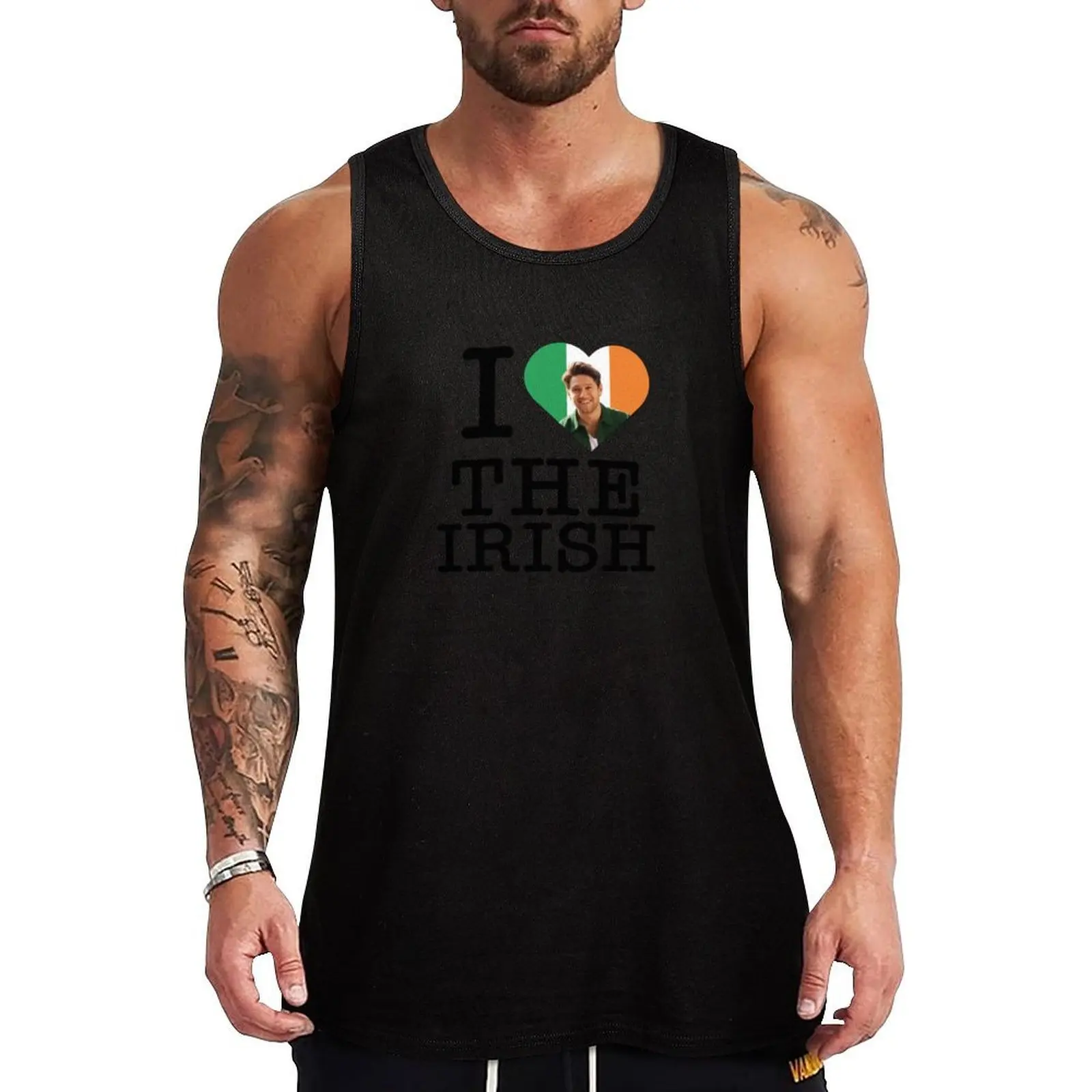 

I love heart the irish Niall Horan Tank Top sleeveless shirt man sleeveless shirt man gym summer clothes man 2025