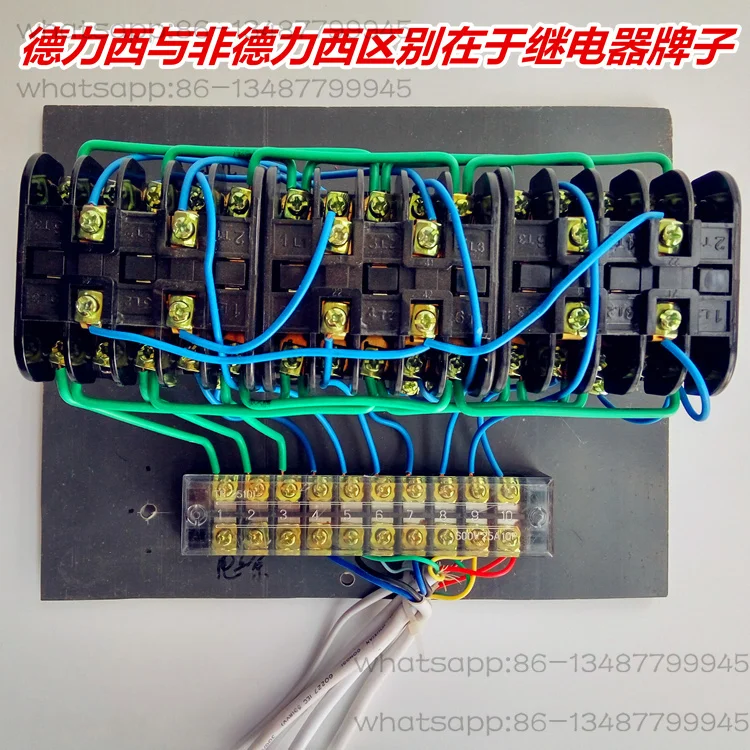 Montaż elektryczny giętarki do prętów stalowych, stycznik AC, wyłącznik krańcowy, przełącznik nożny