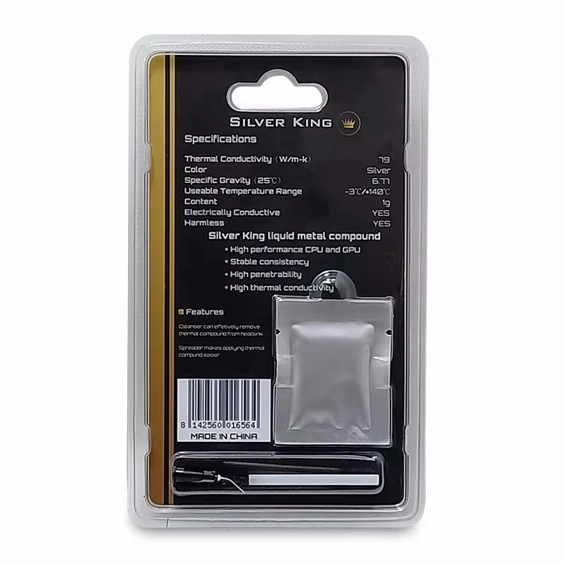 Thermalright Silver King الهيدروجين موصل السائل الحراري موصل لصق سطح المكتب الكمبيوتر المحمول تبديد الحرارة شحم السيليكون