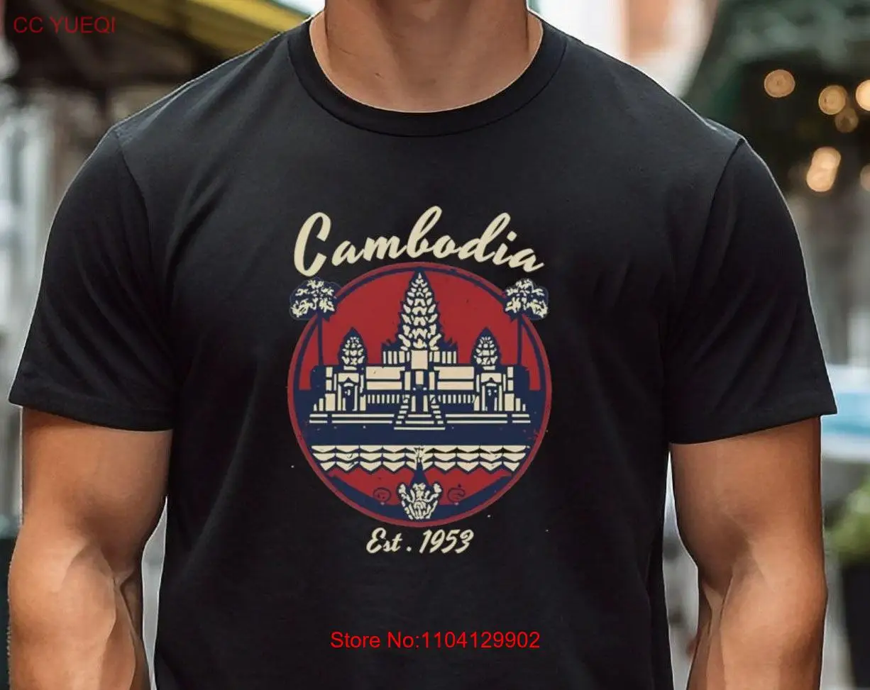 Cambodia T shirt angkor wat temple Cambodian Siem Reap Khmer tees Phnom Penh Asian Southeast asia Kep