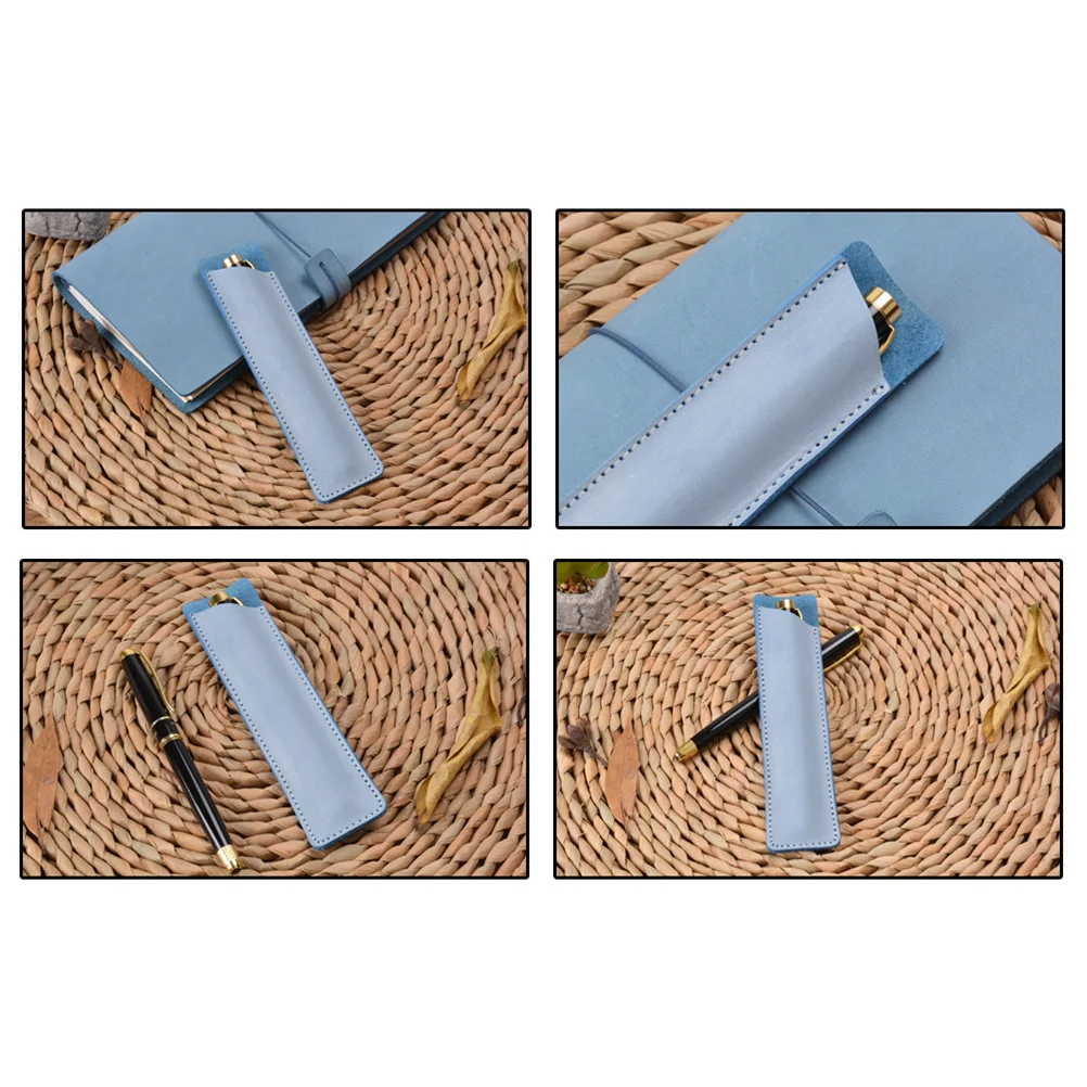 

Bag Blue Vintage Holder For School Office Stationery Pouch Pen Protective Bag Pen Pouch
