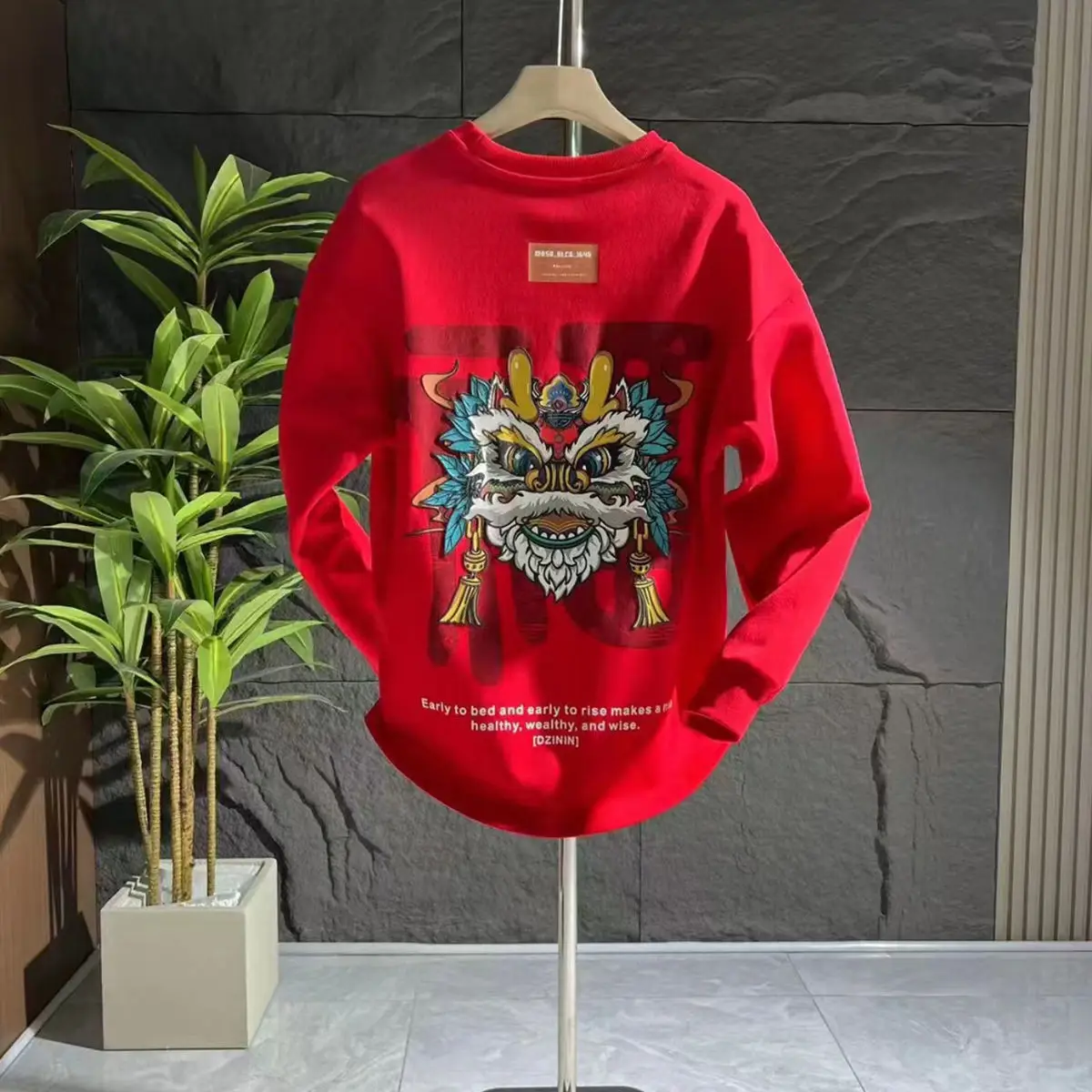 Printed Male Pullover 100℅ Cotton Black Men's T-shirts Round Neck Hip Hop Sweatshirt Clothing 2024 Y2k Clothes Luxury Sale Japan