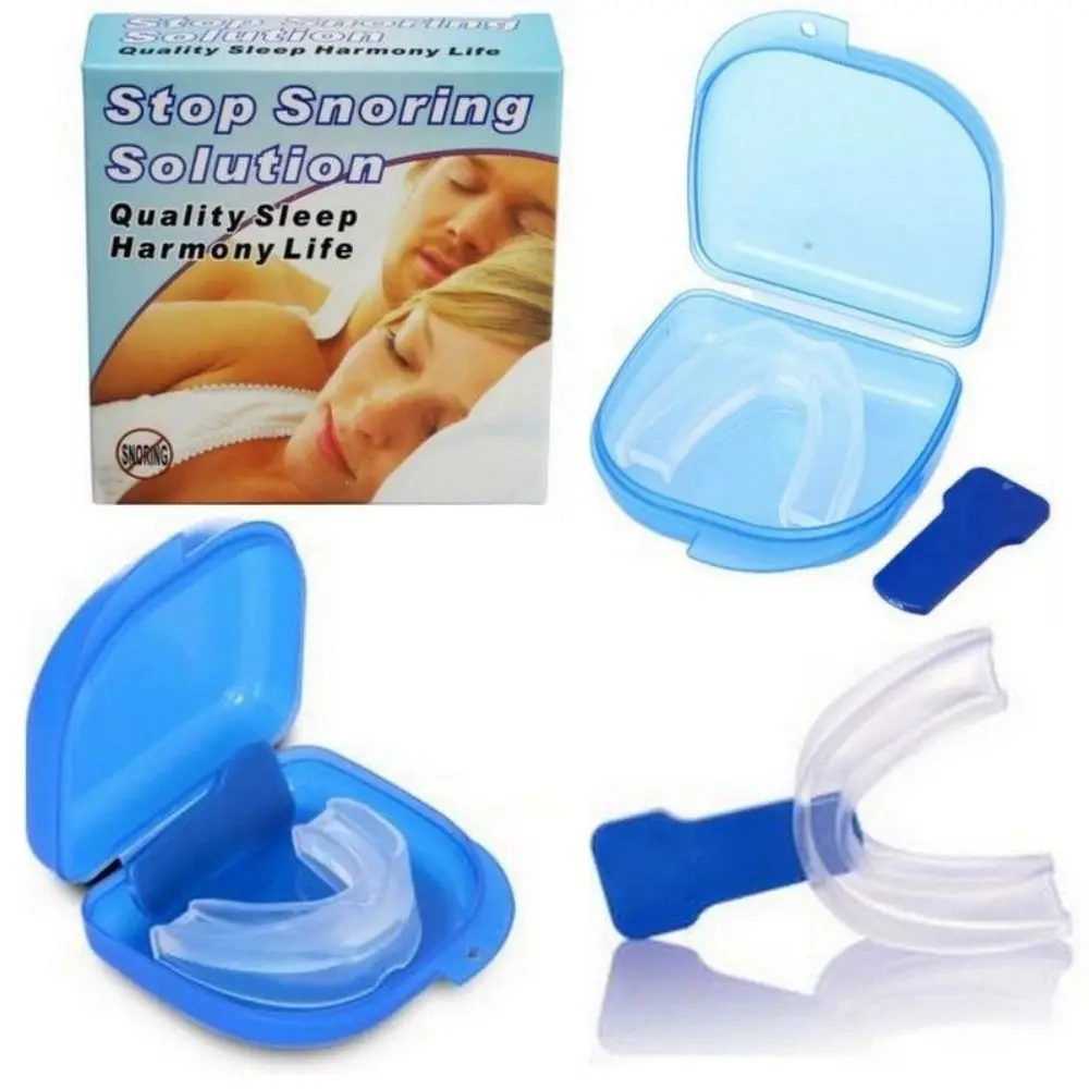 Sport Mouthguard Silica Gel Anti Snore Device Braces Apnea Guard Bruxism Tray Sleeping Aid Mouthguard Health Care Tool