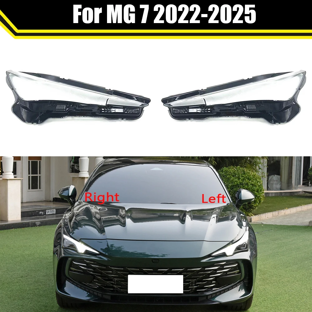 

Auto Head Lamp Light Case For MG 7 2022-2025 Car Front Headlight Lens Cover Lampshade Glass Lampcover Caps Headlamp Shell