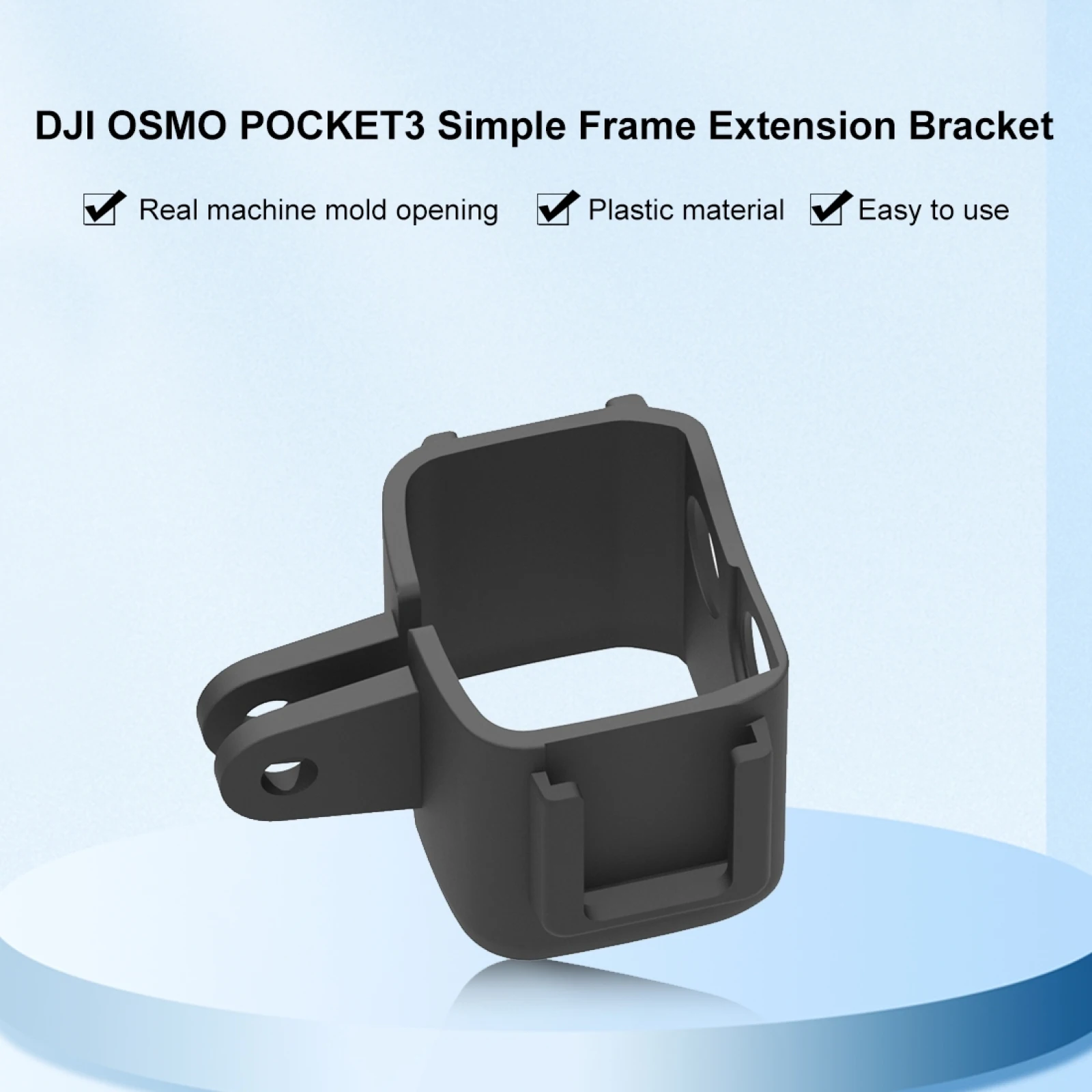 PULUZ for DJI OSMO Pocket 3 Protection Frame Cage Expansion Adapter Bracket