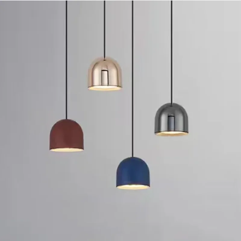 Modern Pendant Light Bedroom Bedside Chandelier Restaurant Bar Led Lamp Nordic Minimalist Living Room Single Head Long Line Lamp